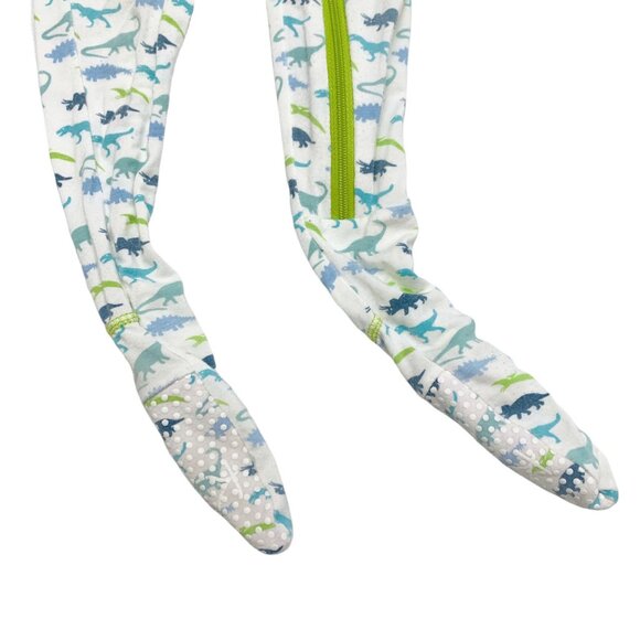 B-Kickee Pants, 18-24M, l/s bamboo footie, Dinosaurs - Picture 3 of 4